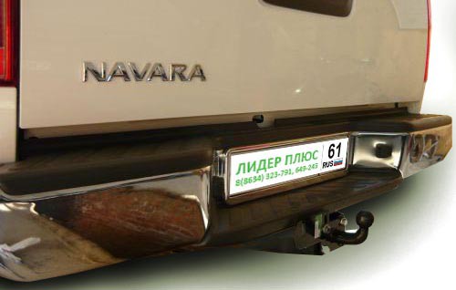 ТСУ для NISSAN NAVARA Double Cab (D40) (со ступенькой) 2005-