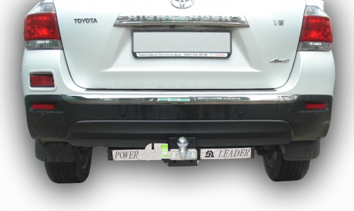 ТСУ для TOYOTA HIGHLANDER 2010-2013 (С НЕРЖАВЕЮЩЕЙ ПЛАСТИНОЙ)